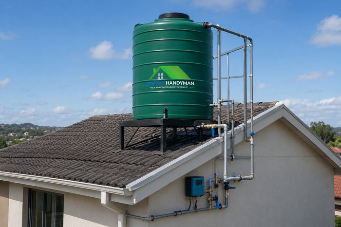 Water backup system installation